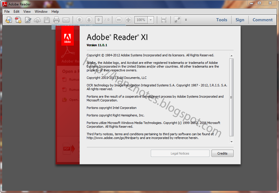 Недостаточно данных для изображения adobe reader