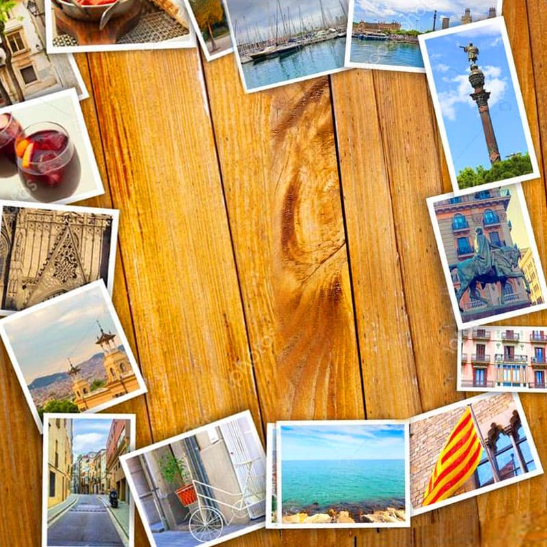 barcelona collage