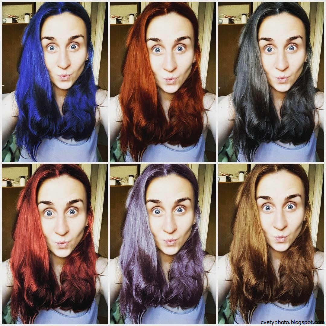 Сменить цвет волос на фото онлайн бесплатно в хорошем