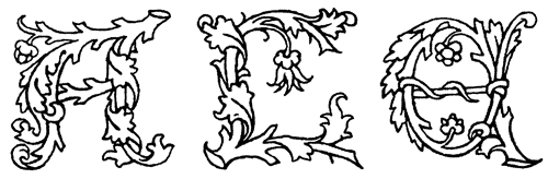 Рис. 9. Эрхард Ратдольт, видимо, тоже не был оригинален в своих инициалах. Подобные изображения заглавных букв традиционны для немецких манускриптов Ксилографии из «Календаря» Иоганна Региомонтана. Венеция, 1476 год