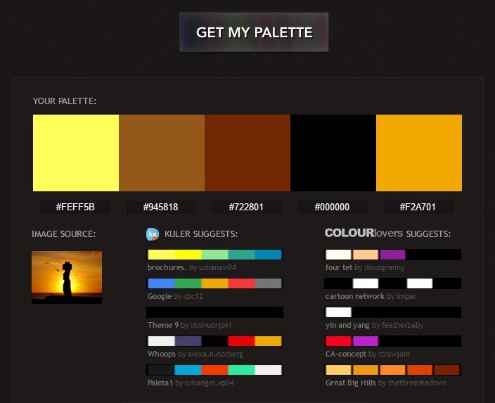 Программа определения цвета по фото онлайн бесплатно