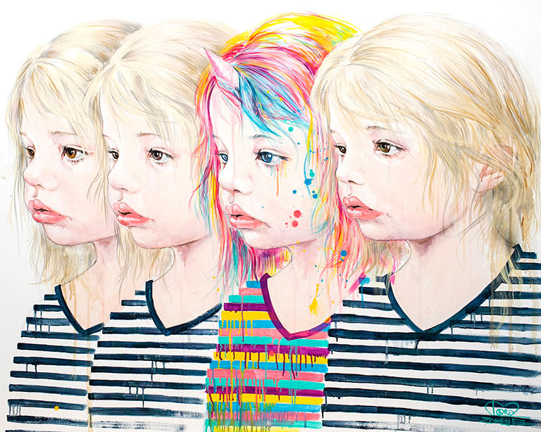 Молодая художница Lora Zombie и ее работы в стиле «гранж-арт», фото № 6