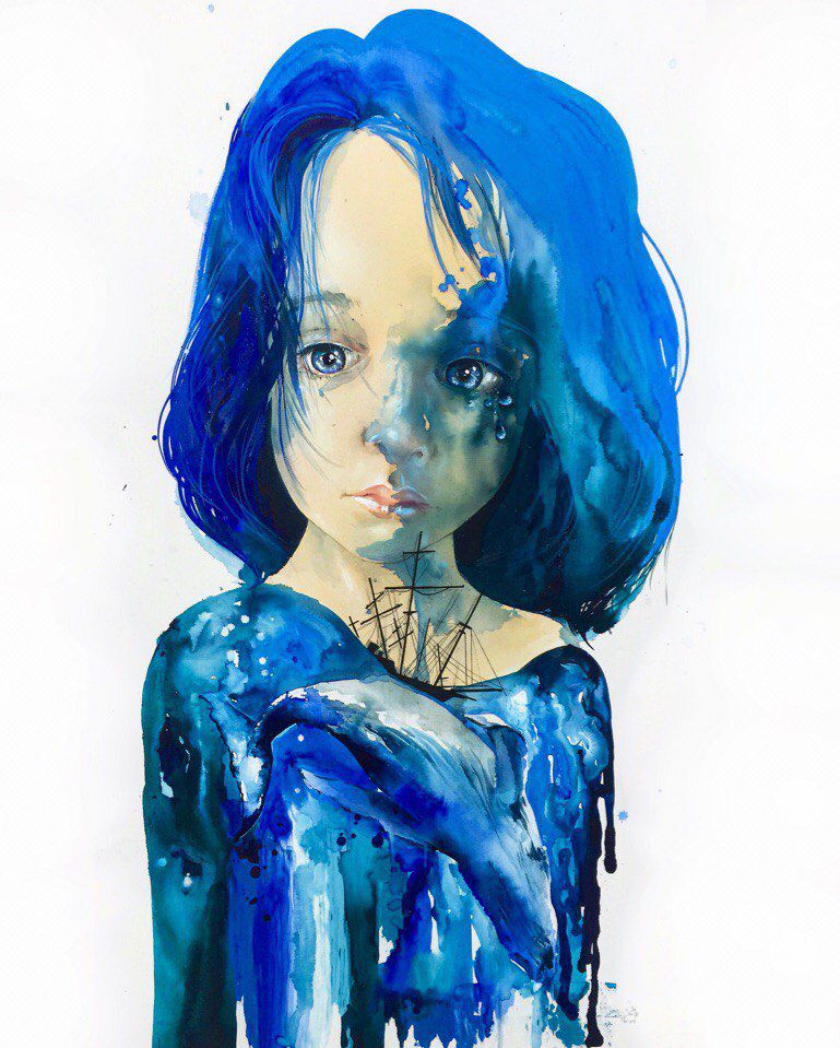 Молодая художница Lora Zombie и ее работы в стиле «гранж-арт», фото № 12