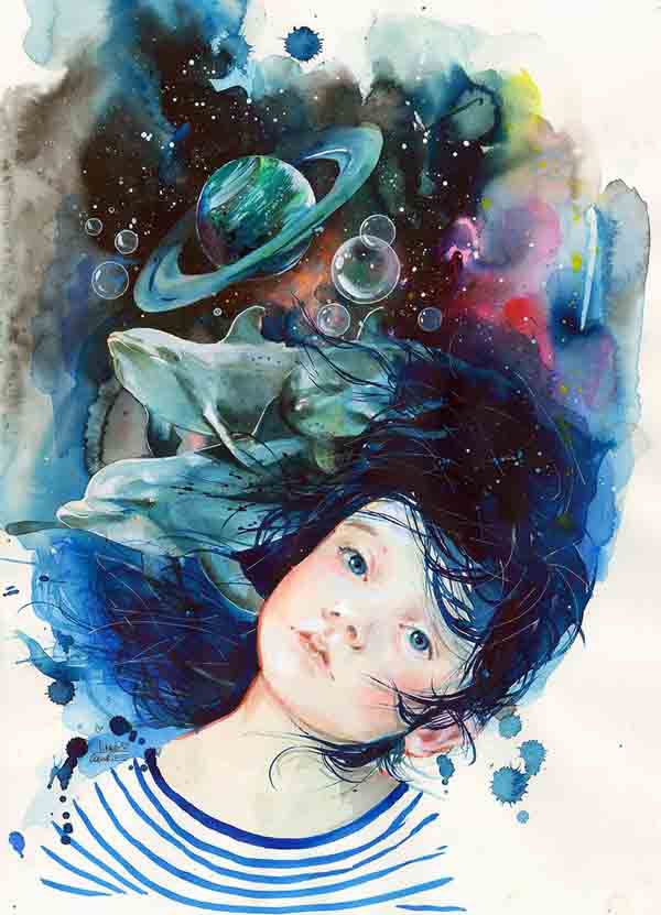 Молодая художница Lora Zombie и ее работы в стиле «гранж-арт», фото № 9