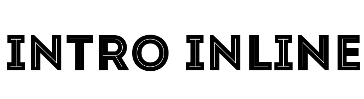 Intro-Inline Шрифта