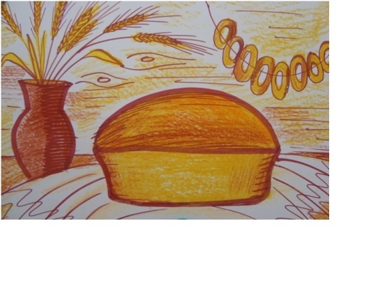 Как нарисовать хлеб всему голова   рисунки016