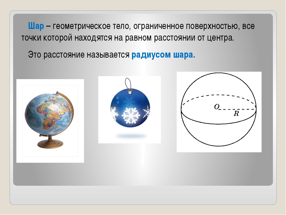 Шар геометрическая фигура картинка для детей