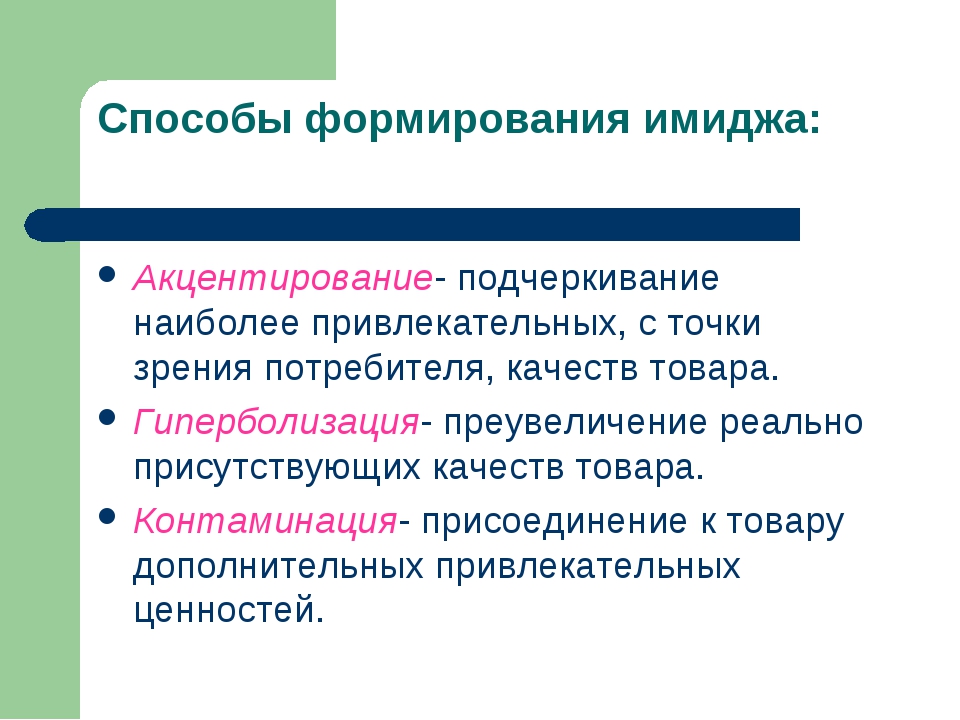 Технология создания и поддержания позитивного имиджа руководителя презентация