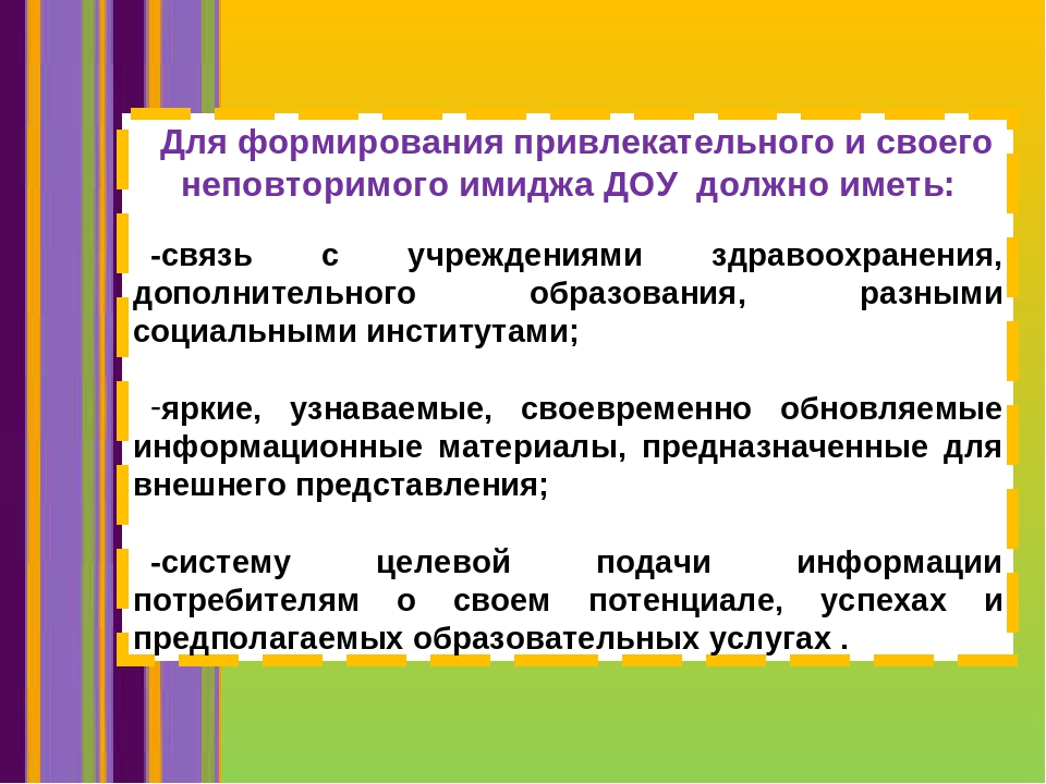 Имидж образовательного учреждения презентация