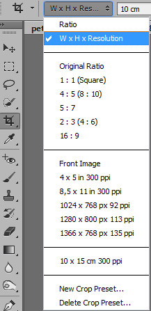 Как обрезать фото в Фотошоп на размеры 10 на 15 и 9 на 13 для печати
