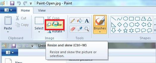 Как увеличить размер фотографий в paint