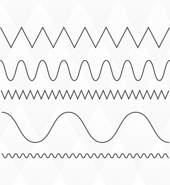 Виды волнистых линий