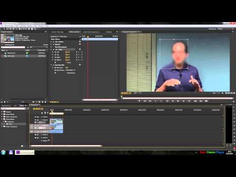 Как скрыть (размыть) лицо на видео в Adobe Premiere CS 6