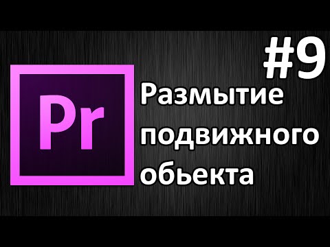 Adobe Premiere Pro, Урок #9 Размытие подвижного обьекта