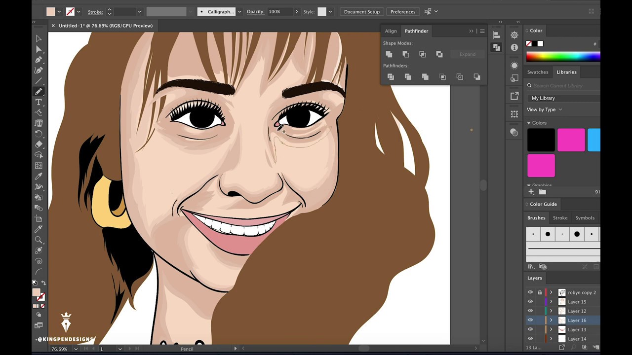 Создание стикеров в adobe illustrator