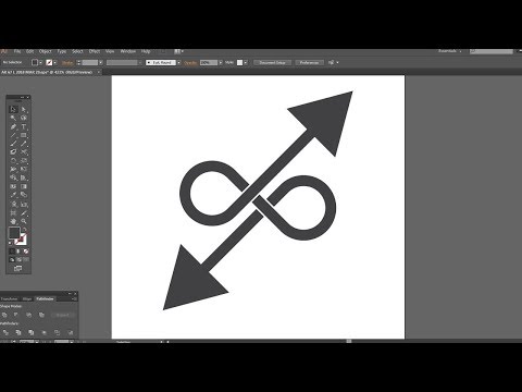 Как нарисовать стрелку с самопересечением в иллюстраторе