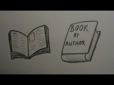 How to Draw a Book: Open and Closed
