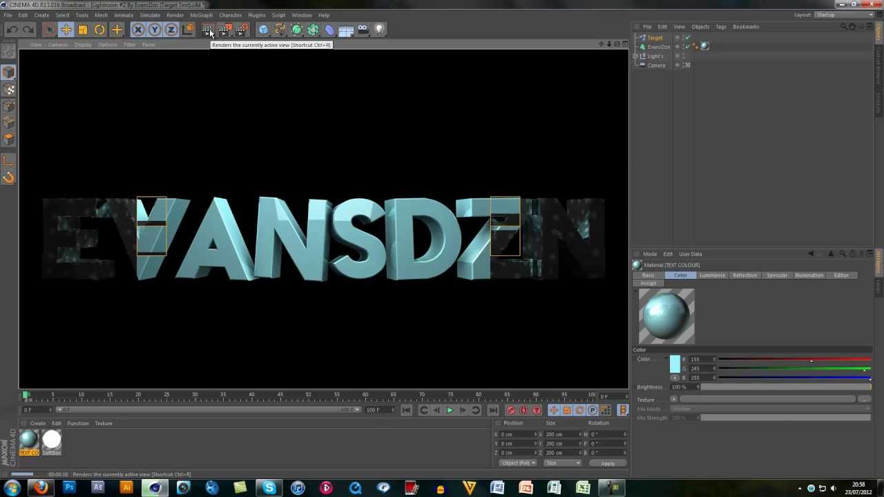 Как сделать текстуру для cinema 4d