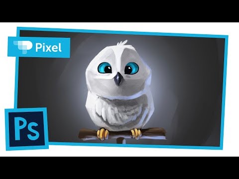 Рисуем сову в Adobe Photoshop 