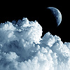 Луна и облака 