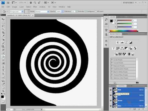 Рисуем текст по спирали в Adobe Photoshop CS4 (18/20)
