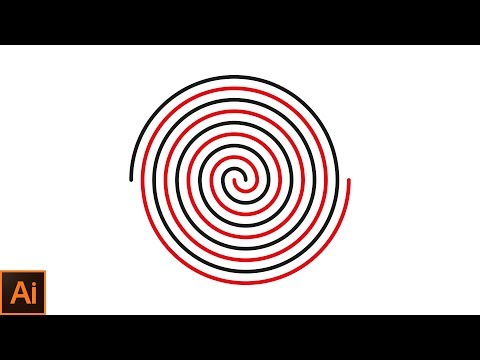 How to draw a perfect spiral in adobe illustrator Adobe Illustrator CC 2017 Tutorial