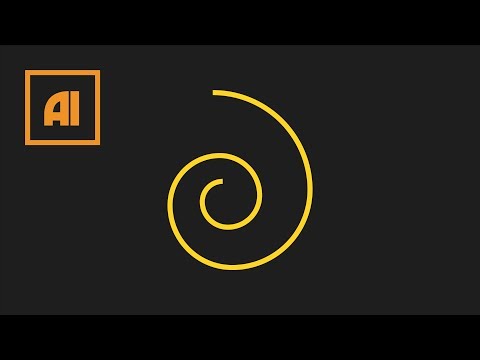 Как сделать спираль в иллюстраторе - Spiral Tool 