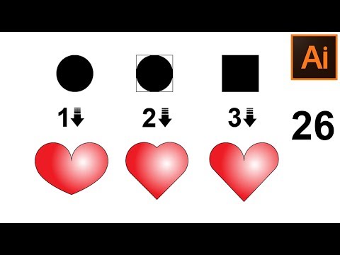 How to Draw a Heart 💖 Как нарисовать сердце ❤ 3 способа Красивое сердце Adobe Illustrator💕 Урок 26