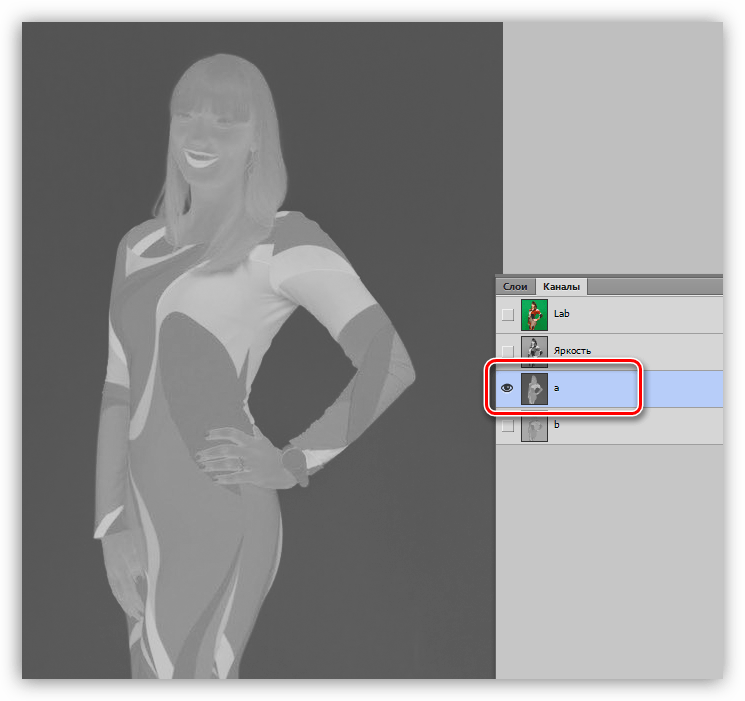 Канал а в Фотошопе