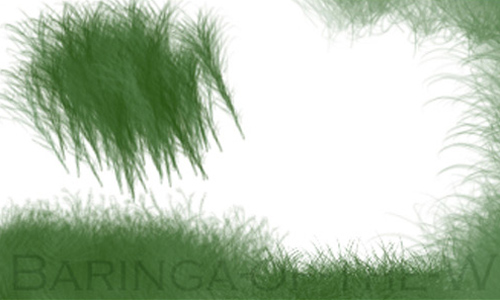 Fairly Cool Set of Grass Photoshop Brushes