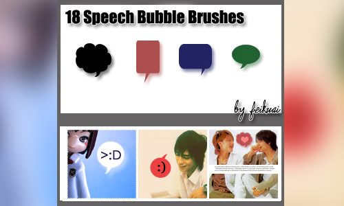 cool speech bubble brushes