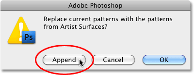 A small dialog box in Photoshop. 