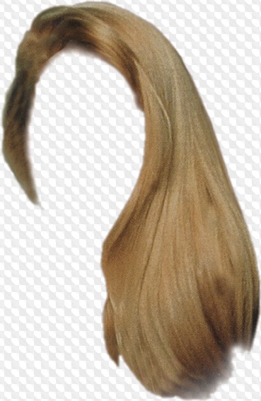 Локоны волос на прозрачном фоне для фотошопа