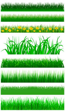 136 PNG, Трава, широкие горизонтальные изображения PNG: зеленая трава, с пшеницей, камышом, бабочками, цветами, ромашками, тюльпанами, полевыми цветами. Трава газоннная, поляны. Графика и натуральная трава.