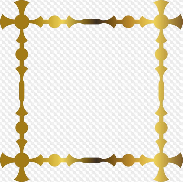 PSD, 35 PNG, золотые рамки: квадратные, прямоугольные, уголки. Рамки с прозрачным фоном