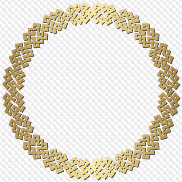 59 PNG, Золотые круглые рамки на прозрачном фоне