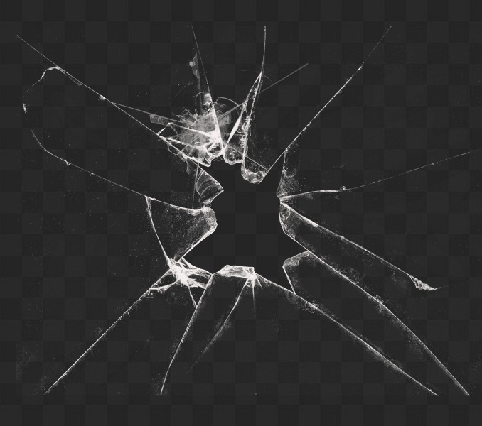 Разбитое стекло, 27 прозрачных изображений PNG