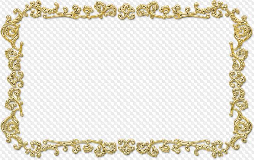 PSD, 41 PNG, Золотые роскошные Рамки на прозрачном фоне, Рамки для фотошопа