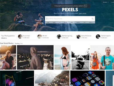 Сайт pexels - обзор на presentation-creation.ru