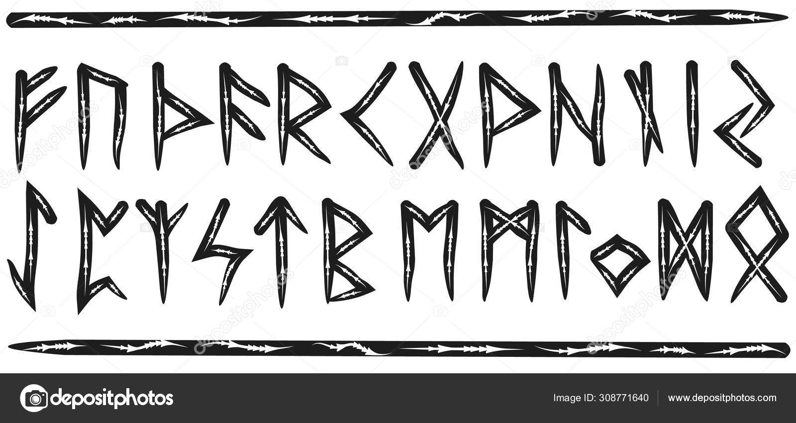 Буква викинга 4 буквы. Руны вектор. Скандинавские руны вектор. Шрифт руны. Руны шрифт футарк.