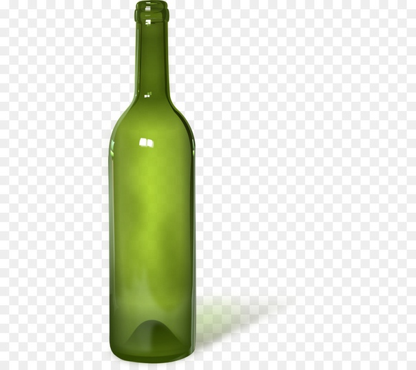 Бутылка на белом фоне для фотошопа