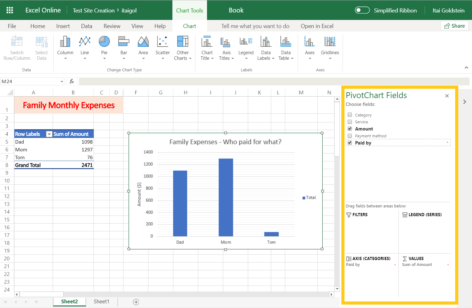 Редактирование документов excel