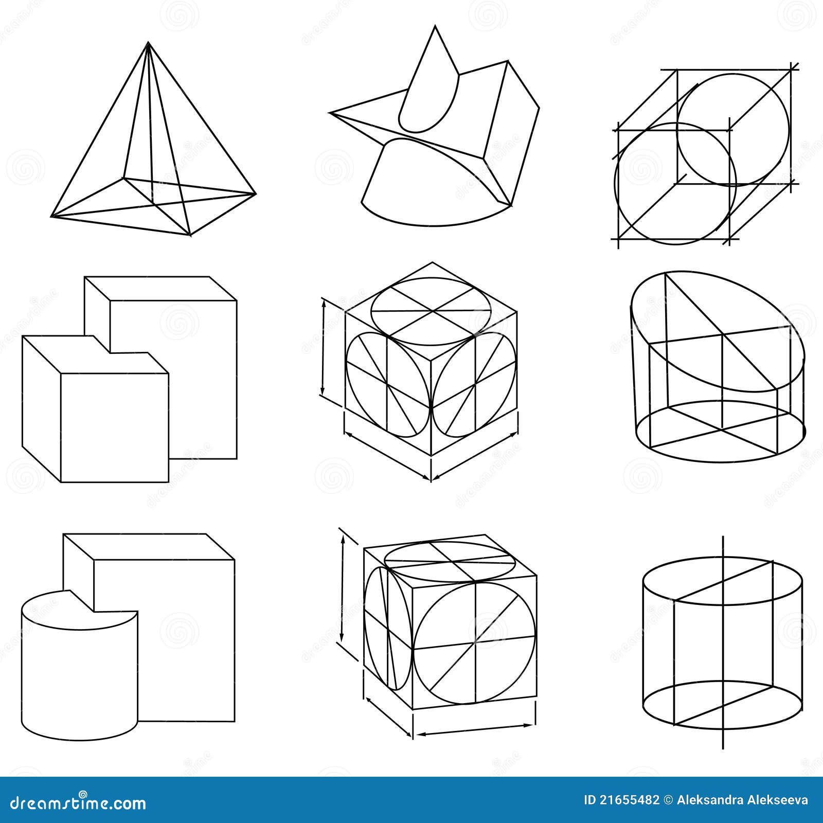 Трансформация простых геометрических форм