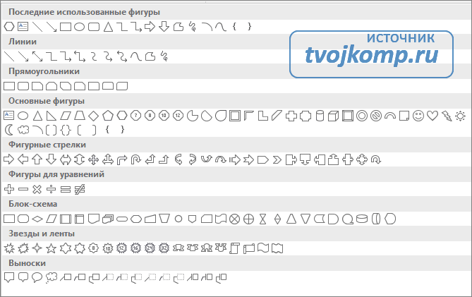 библиотека графических фигур