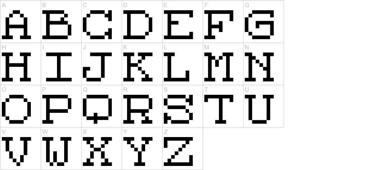 Как создать свой пиксельный шрифт