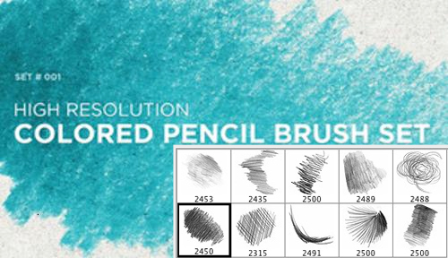 Colored Pencil Brush Set