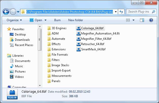  куда устанавливать плагины для фотошопа