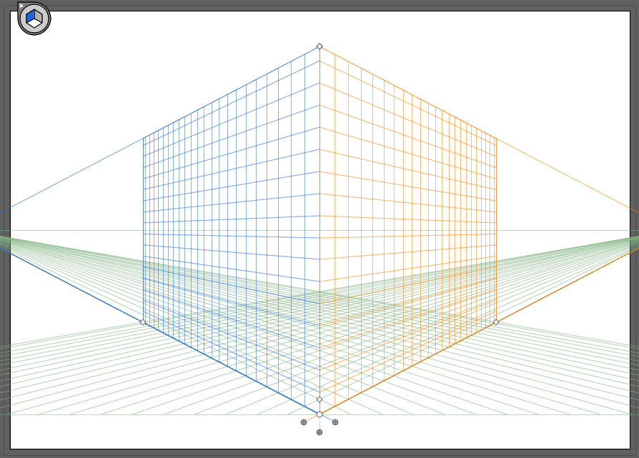Как убрать сетку перспективы в adobe illustrator